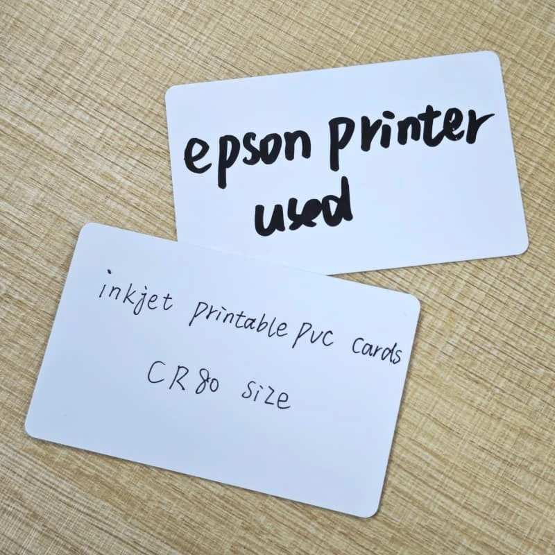 Inkjet printable blank white