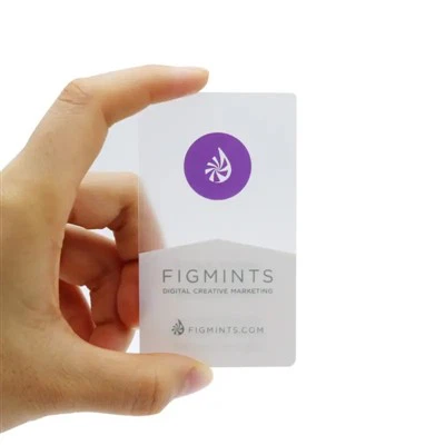 PVC gjennomsiktig kort